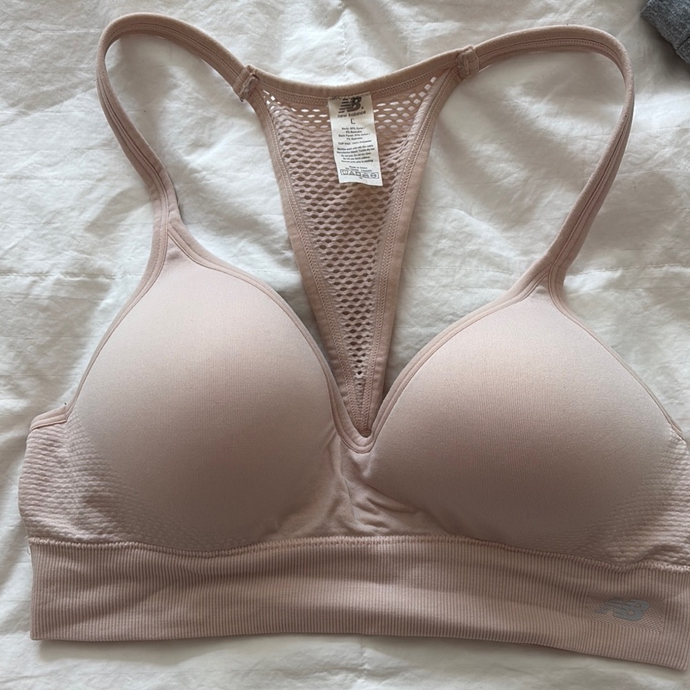 New Balance Women's Tan Sports Bra